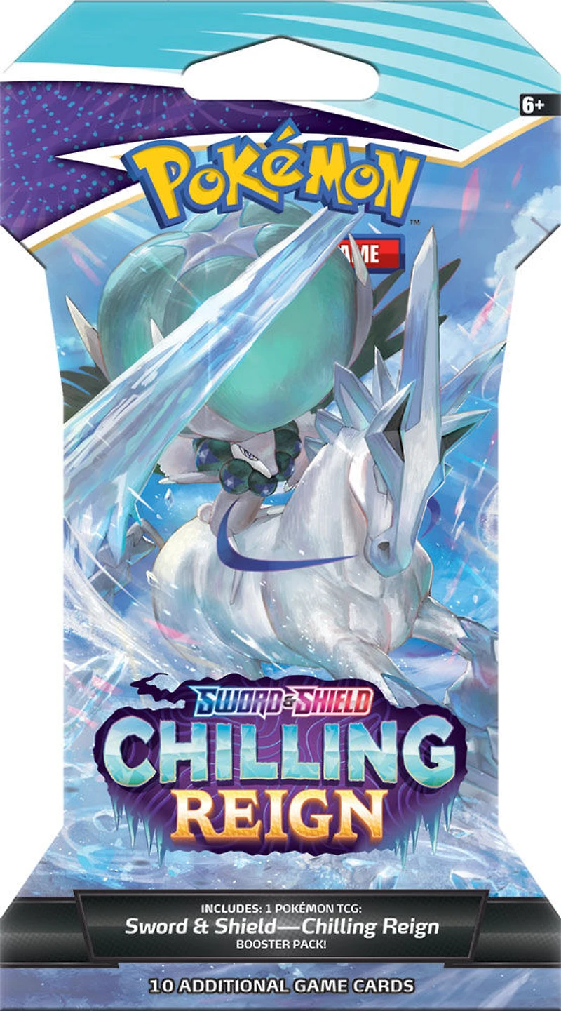 Pokemon Sword & Shield "Chilling Reign" Sleeved Booster