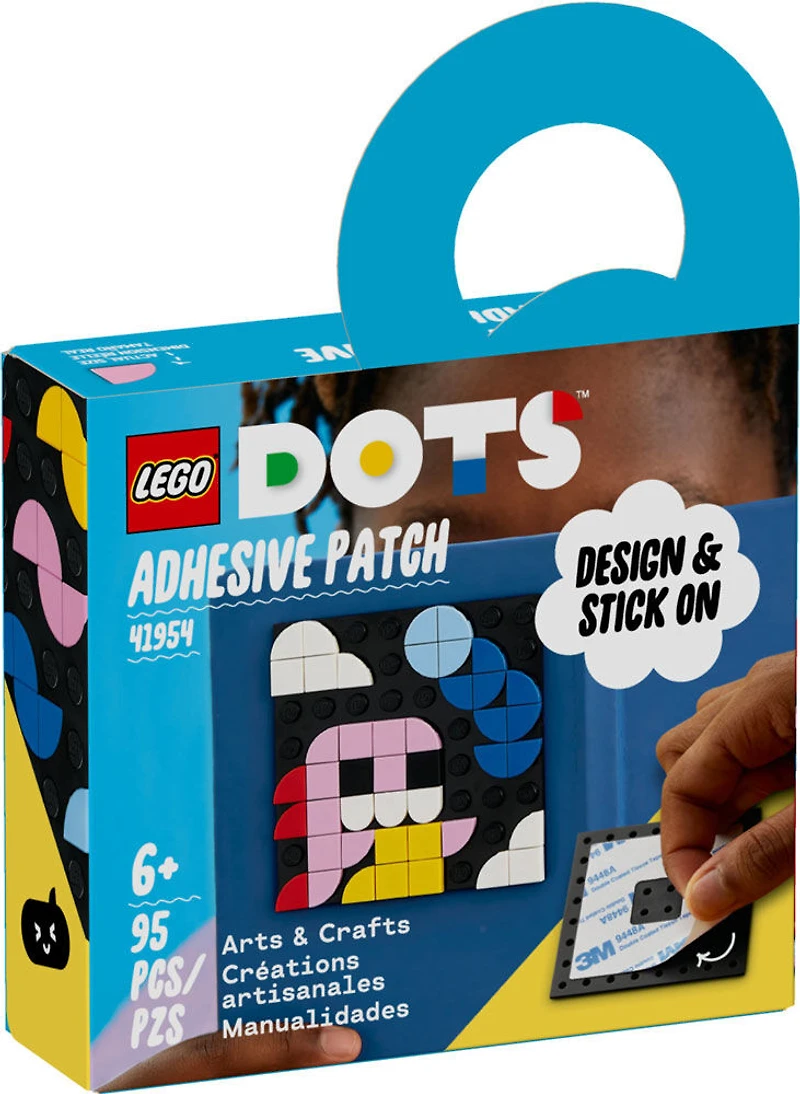LEGO DOTS Adhesive Patch 41954 DIY Craft Decoration Kit (95 Pieces)