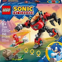 LEGO Sonic the Hedgehog Knuckles vs. Dr. Eggman Egg Crusher Mech Building Toy for Kids, Ages 8+ - 77005