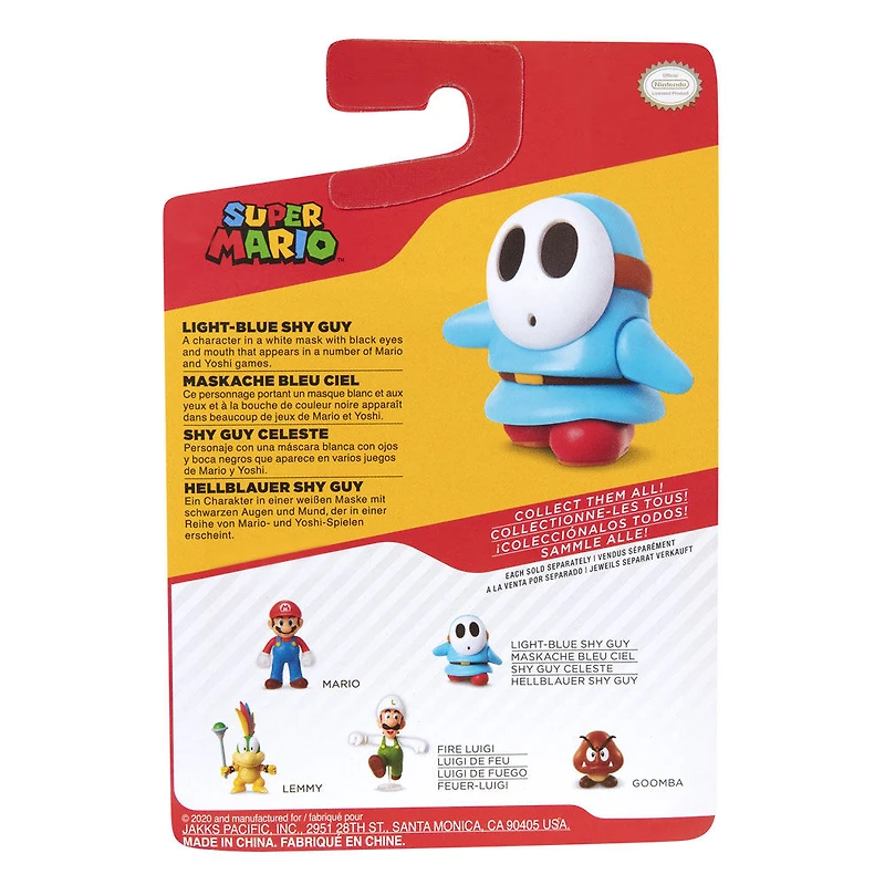 Nintendo 2.5 "Limited Articulation Wave 25 - Light Blue Shy Guy<br>