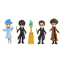 Wizarding World Harry Potter, Magical Minis, Coffret cadeau Triwizard Champions avec 4 figurines et un accessoire Coupe de Feu