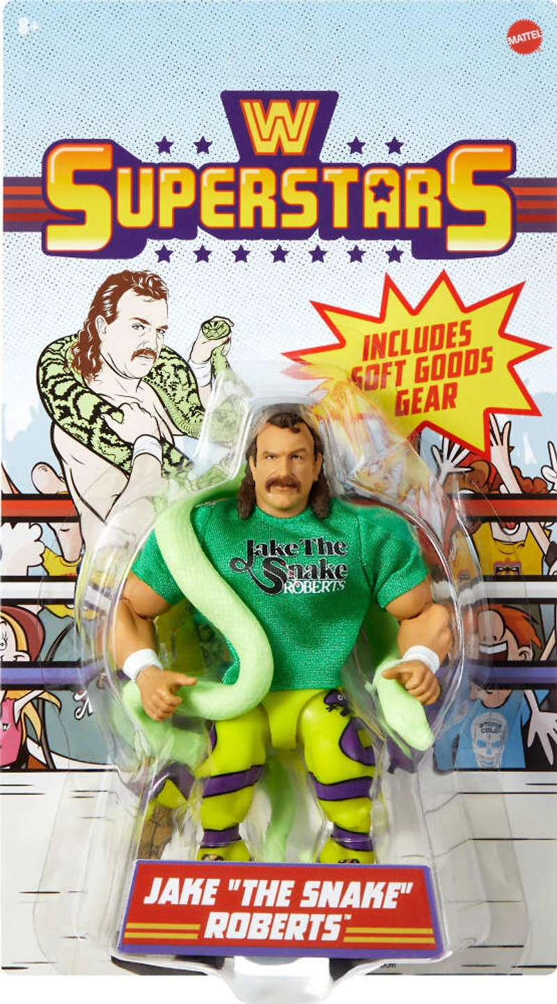 WWE Superstars Figurine art. 15,24po Jake The Snake Roberts