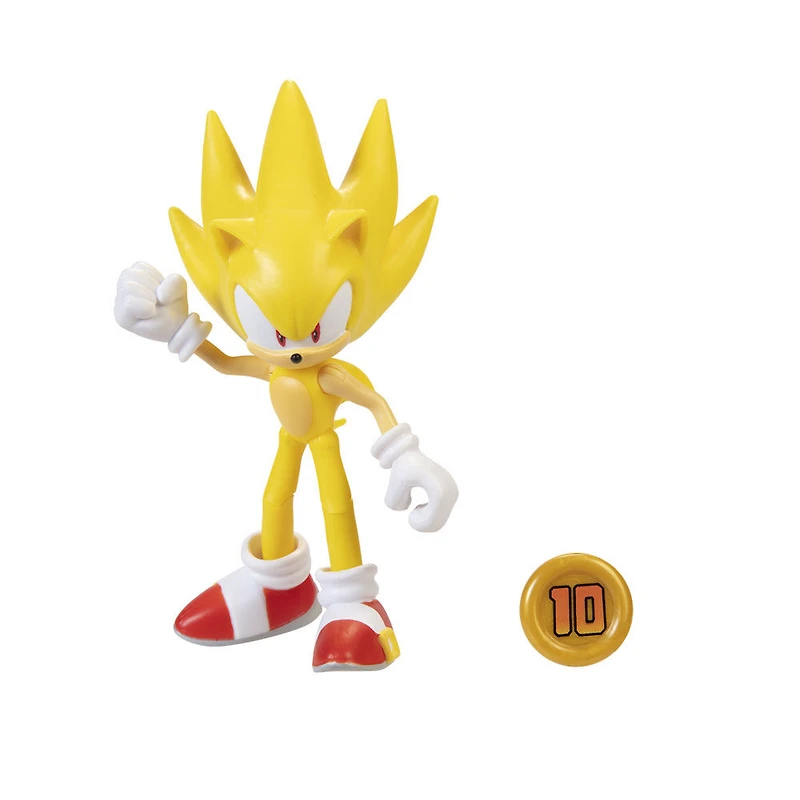  Figurine Sonic de 4 pouces - Docteur Eggman avec Poste de contrôle
