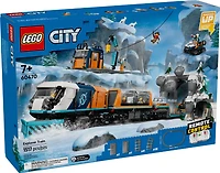 LEGO City Le Train d'Exploration de l'Arctique Ensemble pour les Passionnés de Jouets STIM et de Jeu de Rôle 60470