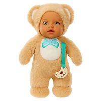BABY born Cozy Cuties Soft Baby Doll- Bear, Gray Eyes