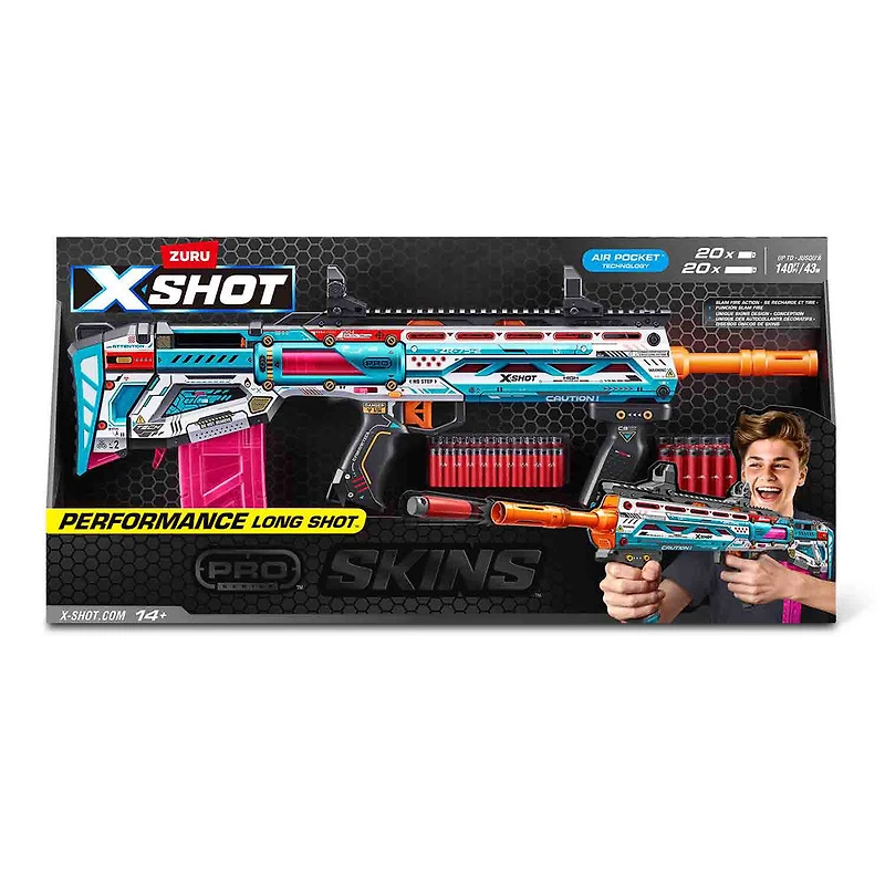XSHOT Skins Pro Series Longshot Blaster (40 Darts) by ZURU