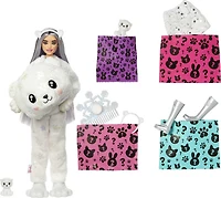 Barbie Cutie Reveal Snowflake Sparkle Doll - Polar Bear Plush Costume