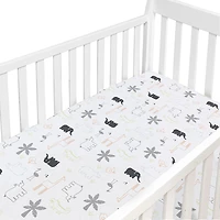Drap contour pour lit de bébé - Jungle