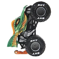 Monster Jam, Monster truck Dragon officiel, véhicule en métal moulé, série Show Time, échelle 1:64