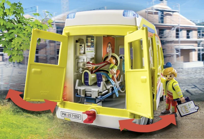 Playmobil - Ambulance avec effets lumineux et sonore