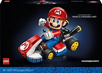 LEGO Super Mario: Mario Kart - Mario & Standard Kart Room Decor & 3D Puzzle for Adults - 72037