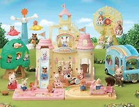 Les amis de la garderie de Calico Critters, ensemble de 3 poupées figurines à collectionner vêtues pour la garderie