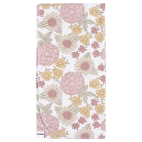 Gerber Childrenswear - 4 Pack Flannel Receiving Blanket - Retro Floral