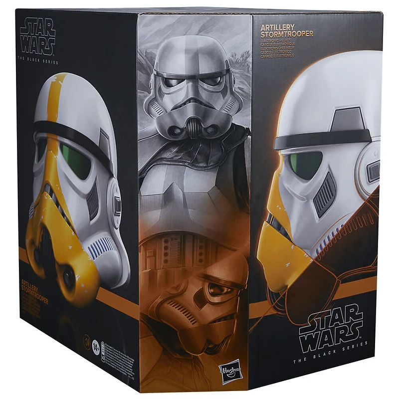 Star Wars The Black Series, The Mandalorian, casque électronique premium de Stormtrooper d'artillerie