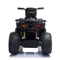 KidsVip 24V Enfants et Tout-Petits Titan Quad/ATV Voiture Eléctrique avec Commande à Distance - Noir - Édition anglaise