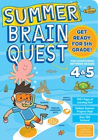 Summer Brain Quest: Between Grades 4 And 5 - Édition anglaise