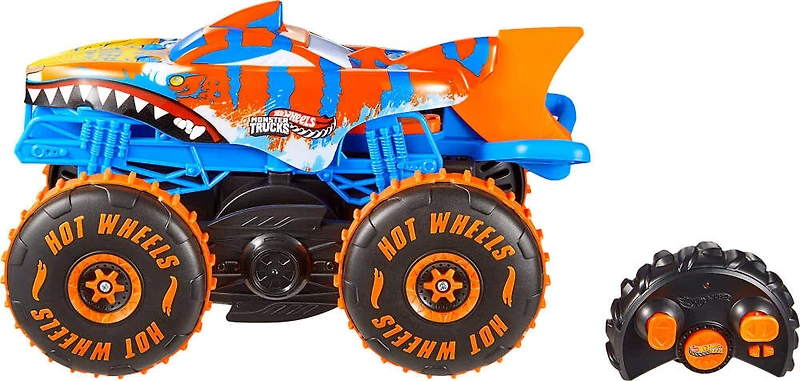 Hot Wheels Monster Trucks-Véhicule Tiger Shark Escaladeur-à piles