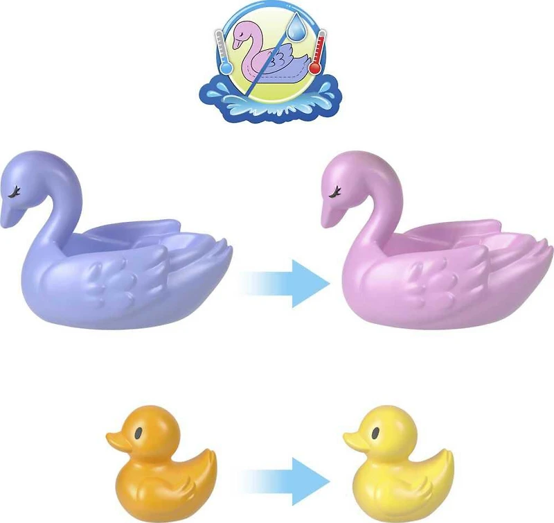 Polly Pocket-Coffret Jardin Lapin 2 mini-figurines et 12 accessoires