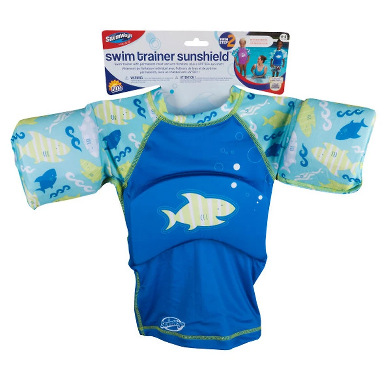 Swimways Swim Trainer SunShield Blue Sea Monster