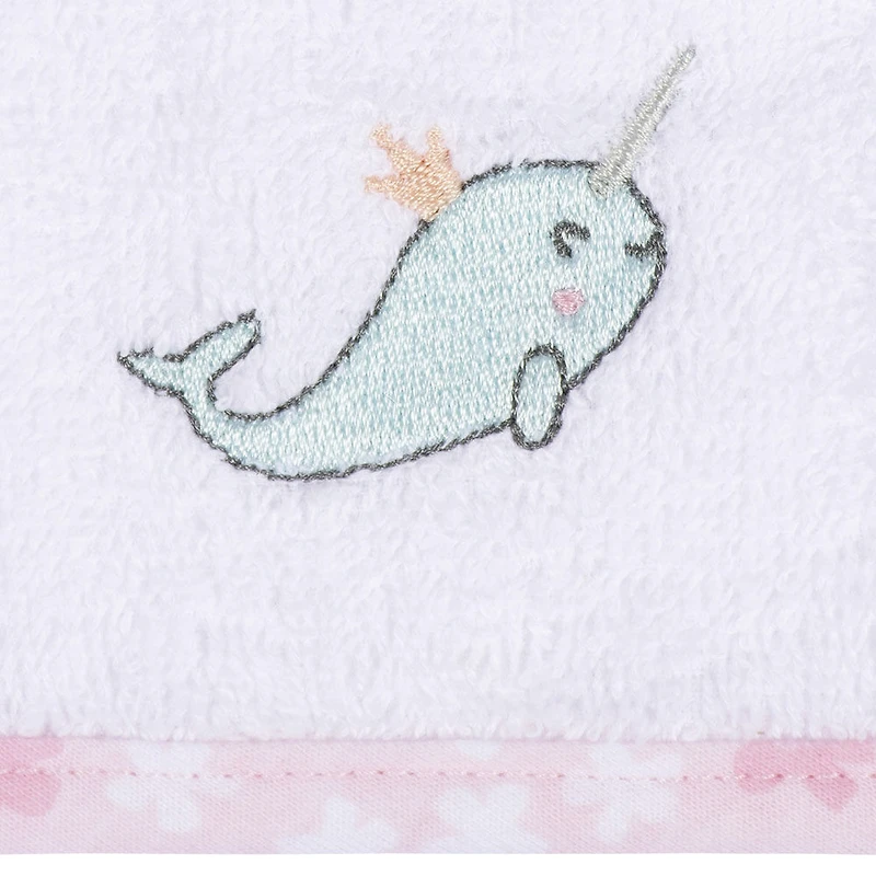 Koala Baby - Pink Woven Washcloth - 6 Pack