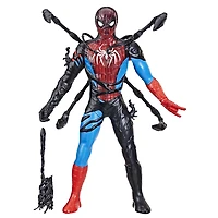 Marvel Spider-Man VenomVersus, figurine Spider-Man Métamorphose liquide avec accessoires