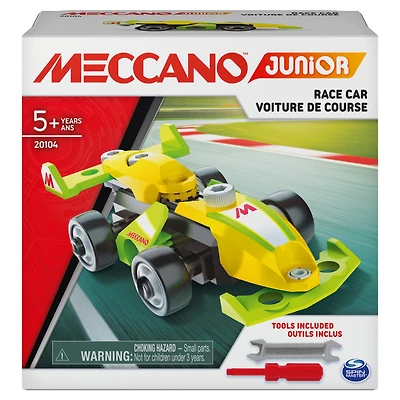 Meccano Junior, Race Car STEAM Model Building Kit