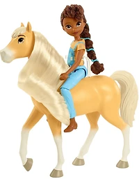 Spirit : l'indomptable - Poupée Apo et son cheval Chica Linda