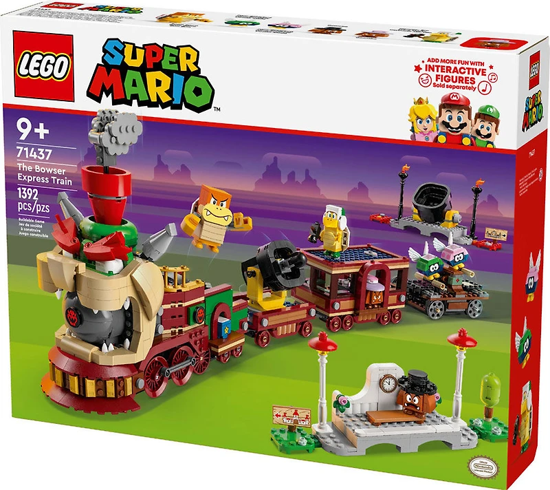 LEGO Super Mario The Bowser Express Train Toy Playset, Nintendo Birthday Gift for Kids, Mario Toys, 71437