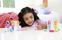 Polly Pocket 2 poupées et 25accessoires Pop Star, phosphorescent