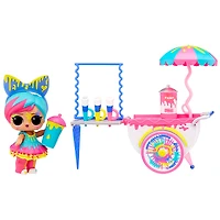Ensemble de jeu Chariot artistique LOL Surprise OMG House of Surprises avec poupée de collection, Splatters