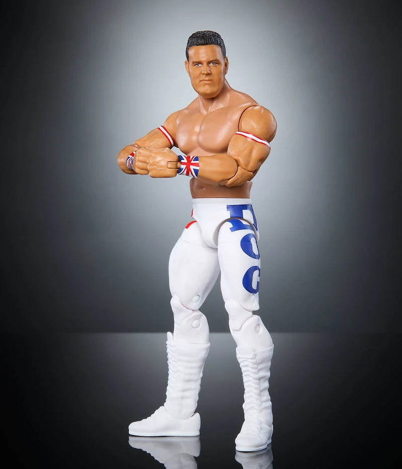 WWE-Monday Night Wars British Bulldog-Coffret figurine et accessoires