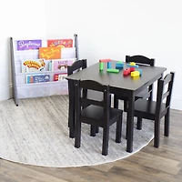 Kids 4 Tier Book Bookshelf, Espresso