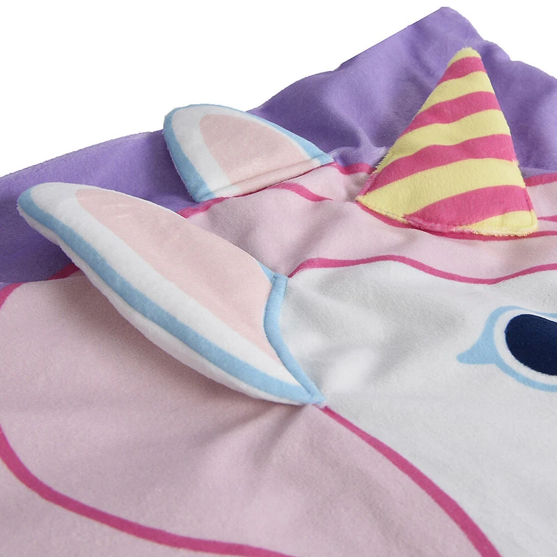 Emoji Unicorn Kids Weighted Lap Blanket (21"x 21") 4lbs
