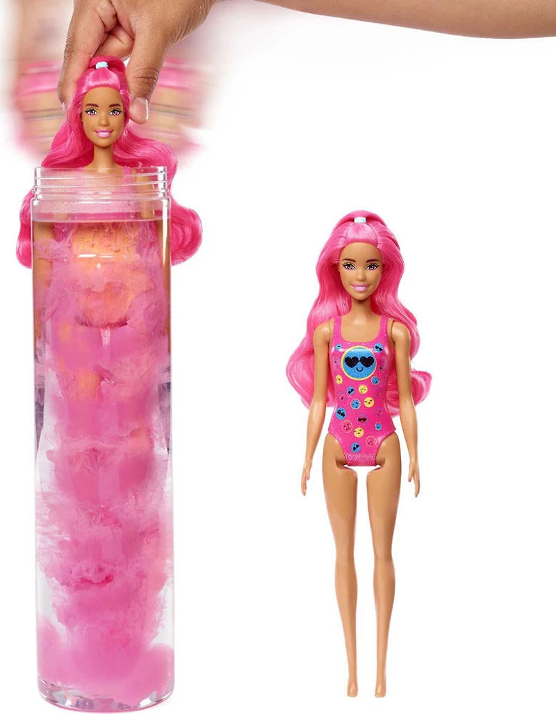 Barbie Color Reveal Doll with 7 Surprises, Neon Tie-Dye Series