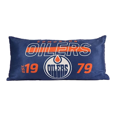 Oreiller de corps LNH Edmonton Oilers (18 "x36