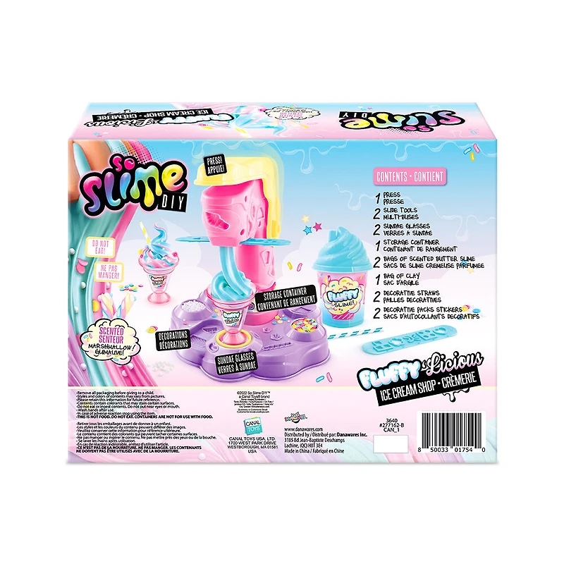 Station de Slime de Magasin de Crème Glacée Fluffy'licious
