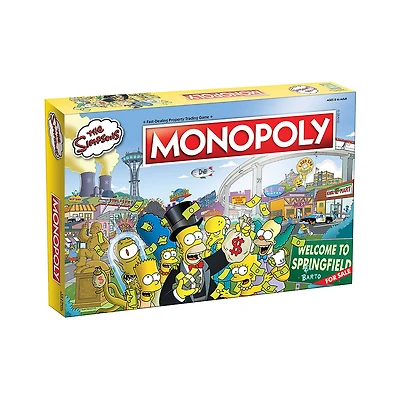 MONOPOLY: The Simpsons Jeu De Plateau - Édition anglaise