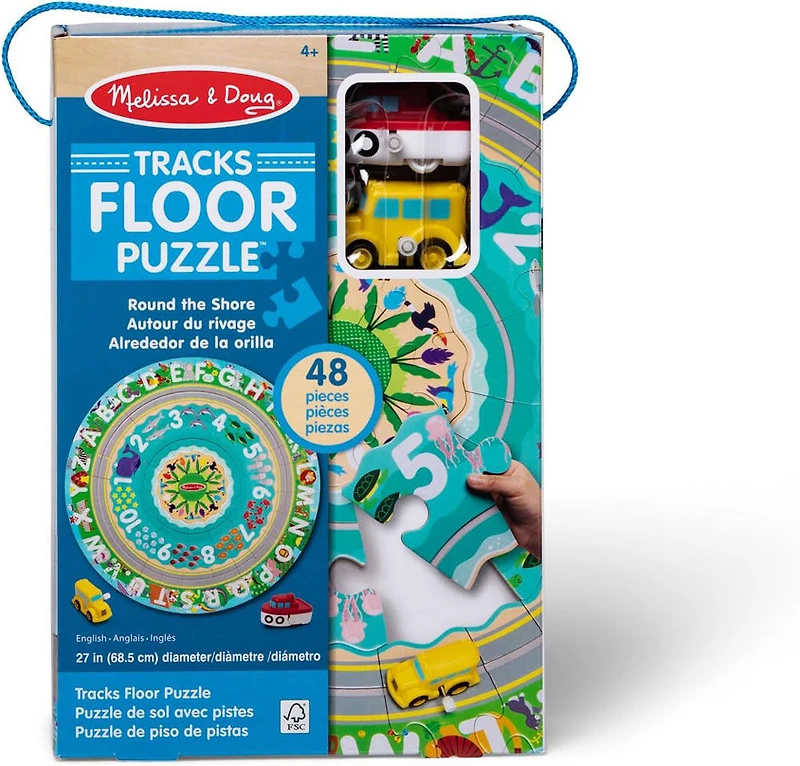 Melissa and Doug - Round the Shore Floor Puzzle and Play Set