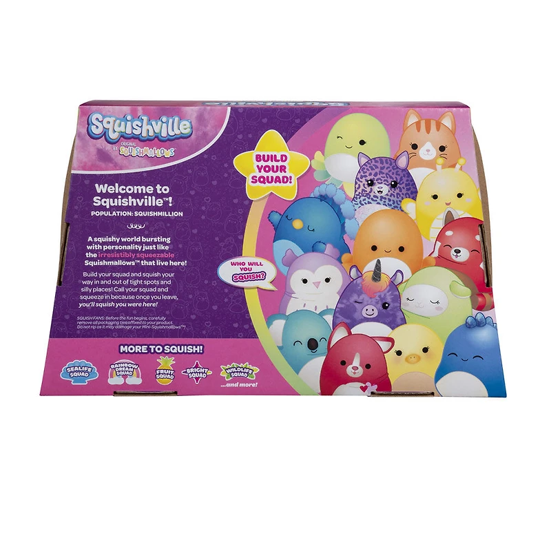 Squishmallows paquet de 14 - Escouade meilleures amies brillantes