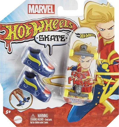Hot Wheels - Skate - Marvel - Planche à roulettes pour doigts