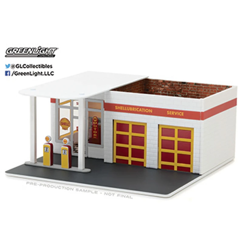 <br>1:64 Coin du mécanicien - Séries 2 - Les couleurs et les motifs peuvent varier - une par commande