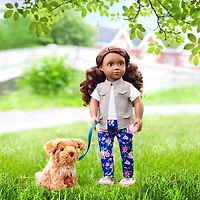 Malia, Our Generation, Poupée de 18 po avec ensemble d'animal - Notre exclusivité