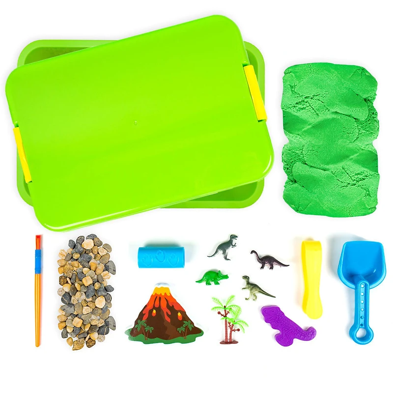 Made By Me Explore et crée un bac sensoriel thème galaxie de dinosaures - Édition anglaise - Notre exclusivité