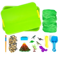 Made By Me Explore et crée un bac sensoriel thème galaxie de dinosaures - Édition anglaise - Notre exclusivité