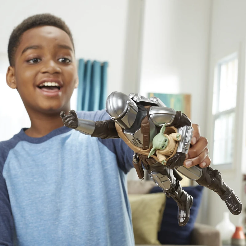 Star Wars Galactic Action The Mandalorian et Grogu, figurines électroniques interactives - Édition anglaise