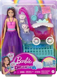 Barbie-Skipper et ses Agneaux-Coffret, poussette
