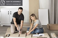 Ulysses Table de chevet 1 tiroir Chêne d'automne