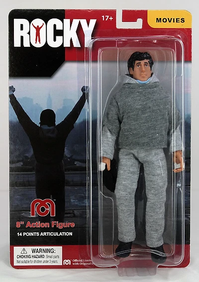 Figurine 8 po Rocky Balboa en tenue d'entraînement - Édition anglaise