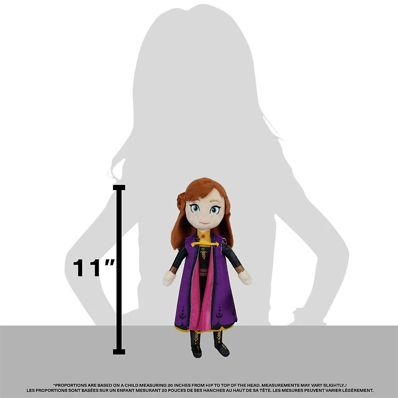 Disney Frozen 2 - Peluche Anna - Petit