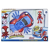 Marvel Spidey and His Amazing Friends Change 'N Go Web-Crawler And Spidey Action Figure